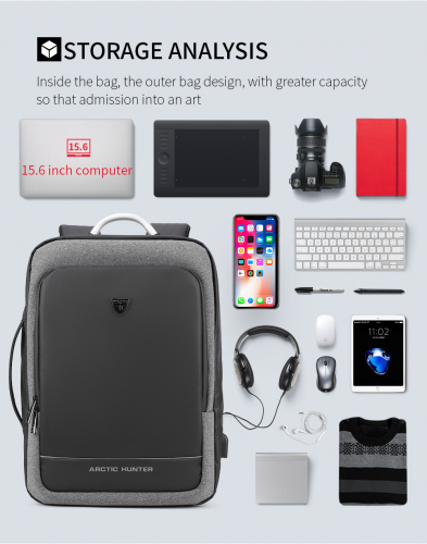 Рюкзак Arctic Hunter B00227 Black