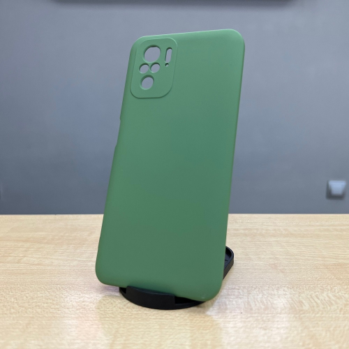 Накладка для Xiaomi Redmi Note 10/10S/POCO M5S Silicone Case Хаки