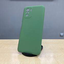 Накладка для Xiaomi Redmi Note 10/10S/POCO M5S Silicone Case Хаки