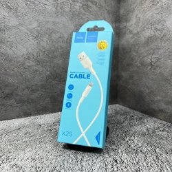 Кабель Hoco X25 Soarer Lightning 1m white