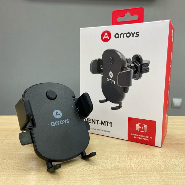 Автомобильный держатель Arroys Vent-MT1 black