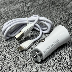 АЗУ LDNIO C511Q 2USB QC3.0 + typeC cable white