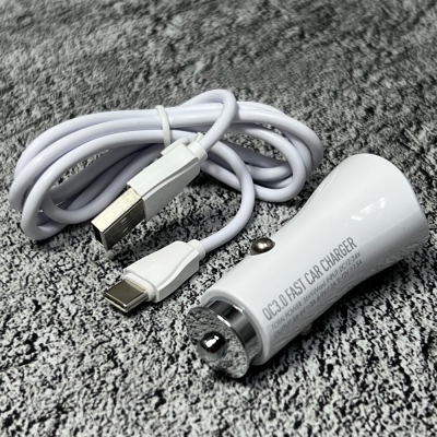 АЗУ LDNIO C511Q 2USB QC3.0 + typeC cable white
