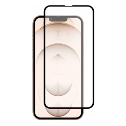 Защитное стекло для iPhone 13 Pro/14 Pro Full Glue Черное