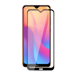 Защитное стекло для Xiaomi Redmi 8/8A Full Glue Черное
