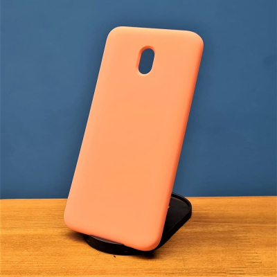 Накладка для Redmi 8A Silicone Case Peach