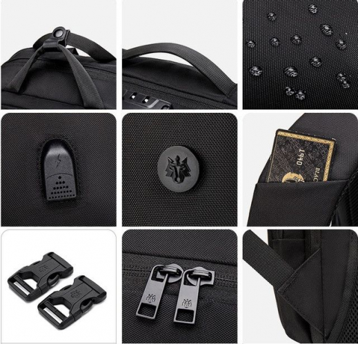 Рюкзак Golden Wolf GB-00397 Black