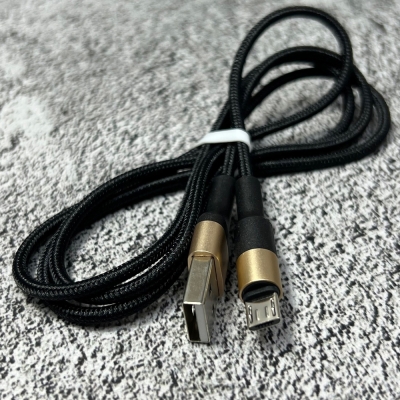 Кабель Hoco X26 Xpress MicroUSB Black-Gold, 1м