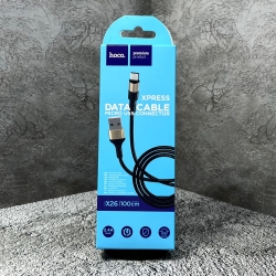 Кабель Hoco X26 Xpress MicroUSB Black-Gold, 1м