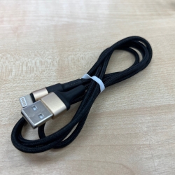 Кабель Hoco X26 Xpress Lightning Black-Gold, 1м