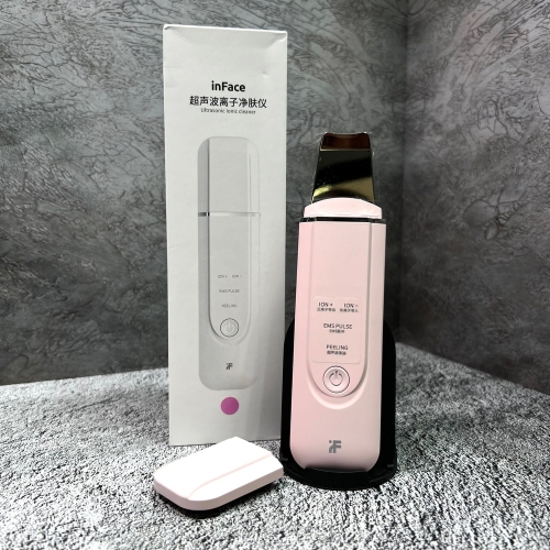 Ультразвуковой аппарат для чистки лица Xiaomi inFace Ultrasonic Ion Shoveling Machine (MS7100) Pink