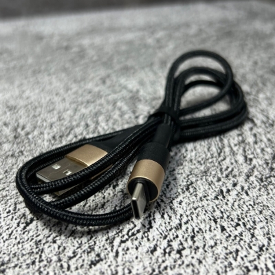 Кабель Hoco X26 Xpress Type-C Black-Gold, 1м
