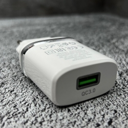 Зарядное устройство Hoco C12Q Smart QC3.0 charger + Type-C cable White