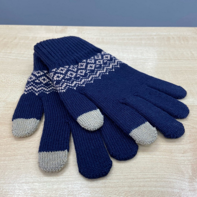 Перчатки Xiaomi Touchscreen Winter Wool Gloves Синий (ST20190601)