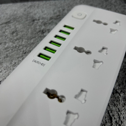 Удлинитель LDNIO SC5614 6USB*5 розеток 2м White