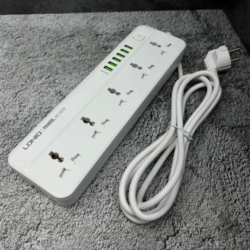 Удлинитель LDNIO SC5614 6USB*5 розеток 2м White