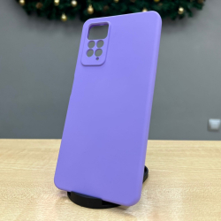 Накладка для Redmi Note 11 Pro Silicone Case, сиреневая