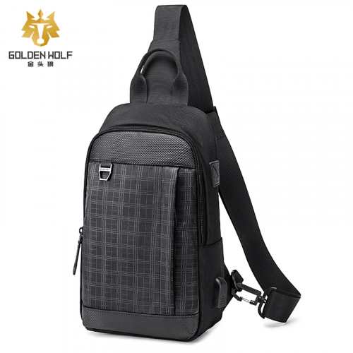 Сумка через плечо Golden Wolf GXB-00124 Grid