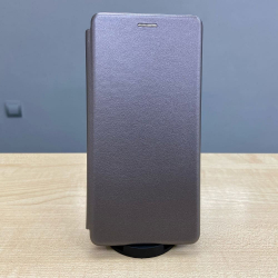 Чехол-книжка для Xiaomi Poco M3 Pro серебристый