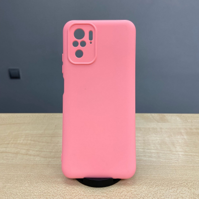 Накладка для Xiaomi Redmi Note 10/10S Silicone Case Pink