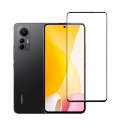 Защитное стекло для Xiaomi 12 lite Full Glue Черное