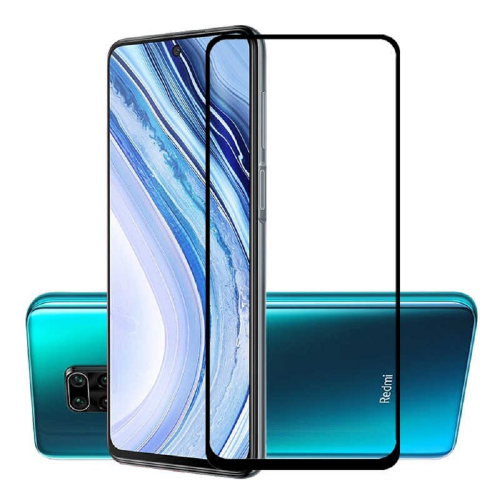 Защитное стекло для Xiaomi Redmi Note 9S Full Glue Черное