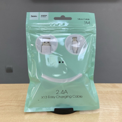 Кабель Hoco X13 MicroUSB, Белый, 1м