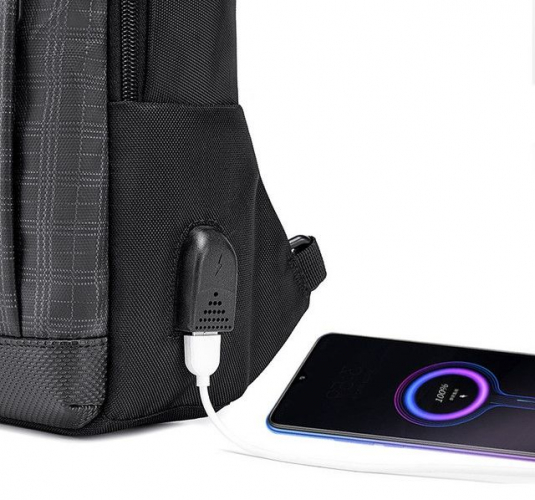 Сумка через плечо Golden Wolf GXB-00124 Black