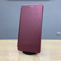 Чехол-книжка для Xiaomi Redmi 10 бордовый