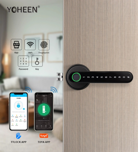 Умный замок для двери YOHEEN Smart Door Lock YS1 Black