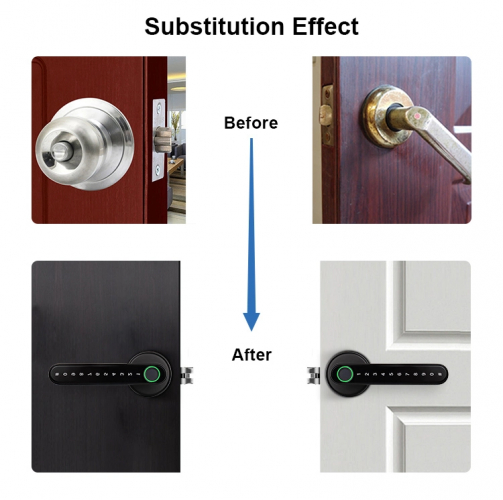 Умный замок для двери YOHEEN Smart Door Lock YS1 Black