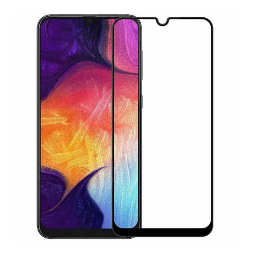 Защитное стекло для Samsung Galaxy A40 Full Glue Черное