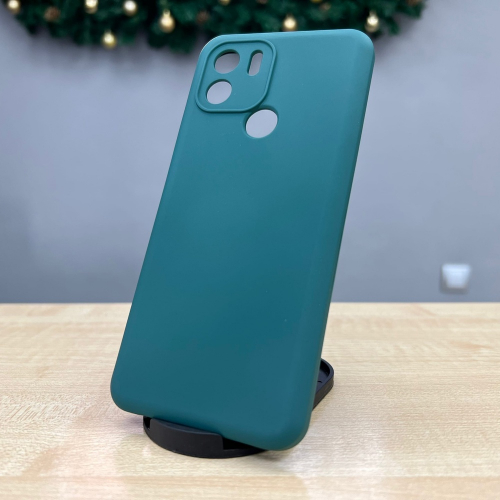 Накладка для Xiaomi Redmi A1+ Silicone Case, темно зеленая