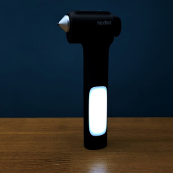 Автомобильный многофункциональный молоток Xiaomi Nextool Multifunction Survival Hammer Black (Q/GDBCY)