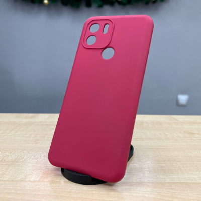 Накладка для Xiaomi Redmi A1+ Silicone Case, бордовая