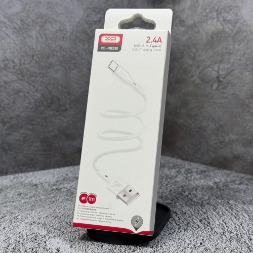 Кабель XO NB230 Type-C, Белый 1м
