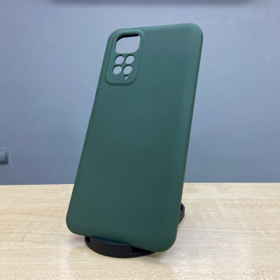 Накладка для Redmi Note 11/11s Silicone Case, зеленая
