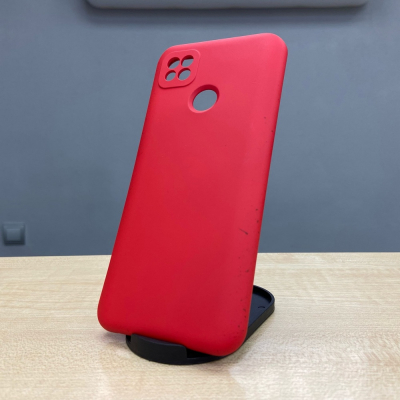 Накладка для Redmi 9C/10A  Silicone Case, красная