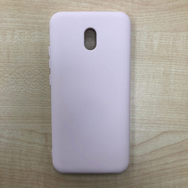 Накладка для Redmi 8A Silicone Case Sand Pink