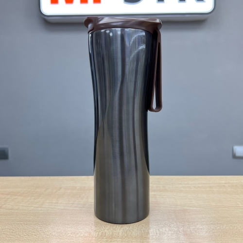 Термос Kiss Kiss Fish Moka Coffee Tumbler 430 мл Grey (без экрана)