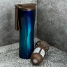 Термос Kiss Kiss Fish Moka Coffee Tumbler 430 мл Blue (без экрана)