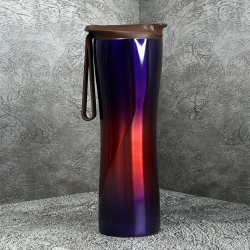 Термос Kiss Kiss Fish Moka Coffee Tumbler 430 мл Purple (без экрана)