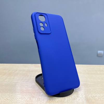 Накладка для Redmi Note 12s Silicone Case, синяя