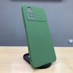 Накладка для Xiaomi POCO X4 Pro Silicone Case, хаки