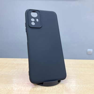 Накладка для Redmi Note 12s Silicone Case, черная