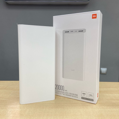 Внешний аккумулятор Xiaomi Mi Power Bank 3 20000 mAh Белый (PLM18ZM)
