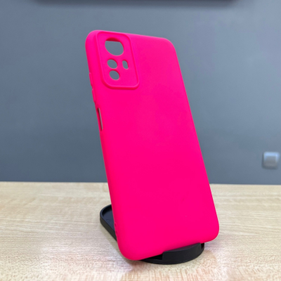 Накладка для Redmi Note 12s Silicone Case, розовая