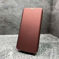 Чехол-книжка для Redmi Note 13, бордовый