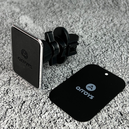 Магнитный Автомобильный Держатель Arroys Vent One Silver