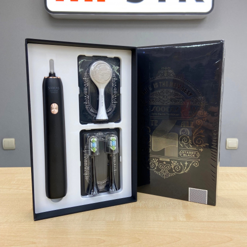 Зубная щетка электрическая Xiaomi Soocas Black (X3U) Черная подарочная упаковка